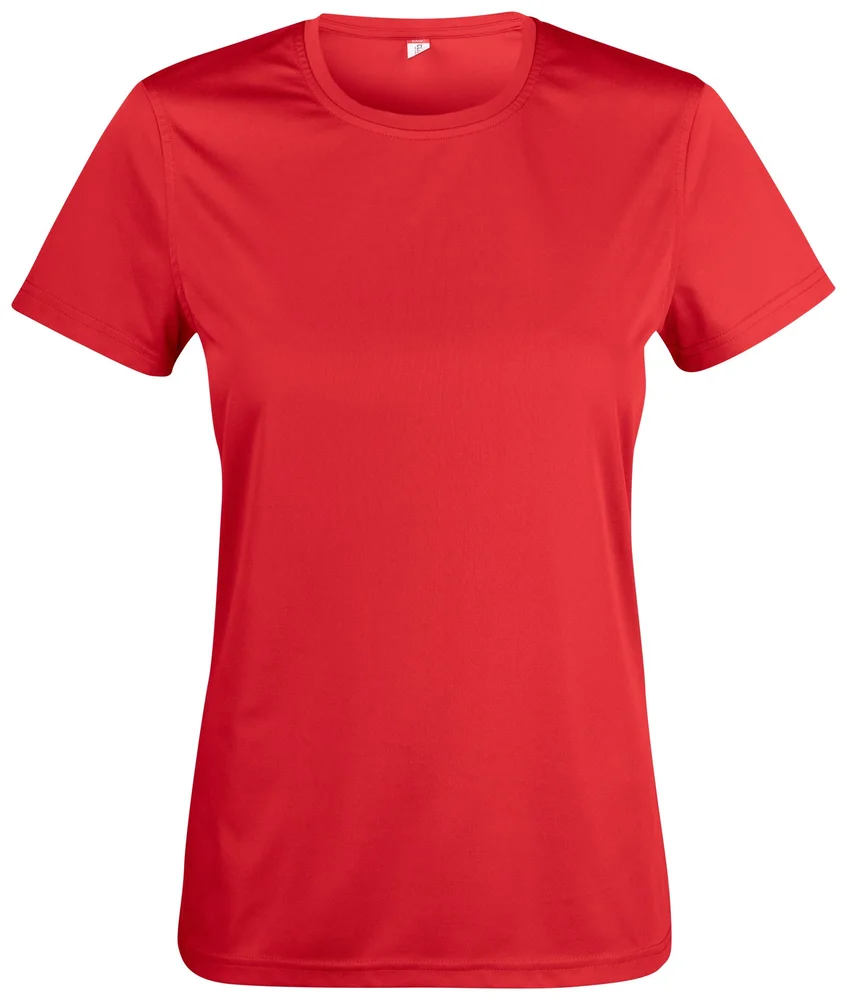 T-SHIRT BASIC ACTIVE LADIES RØD v:1824660