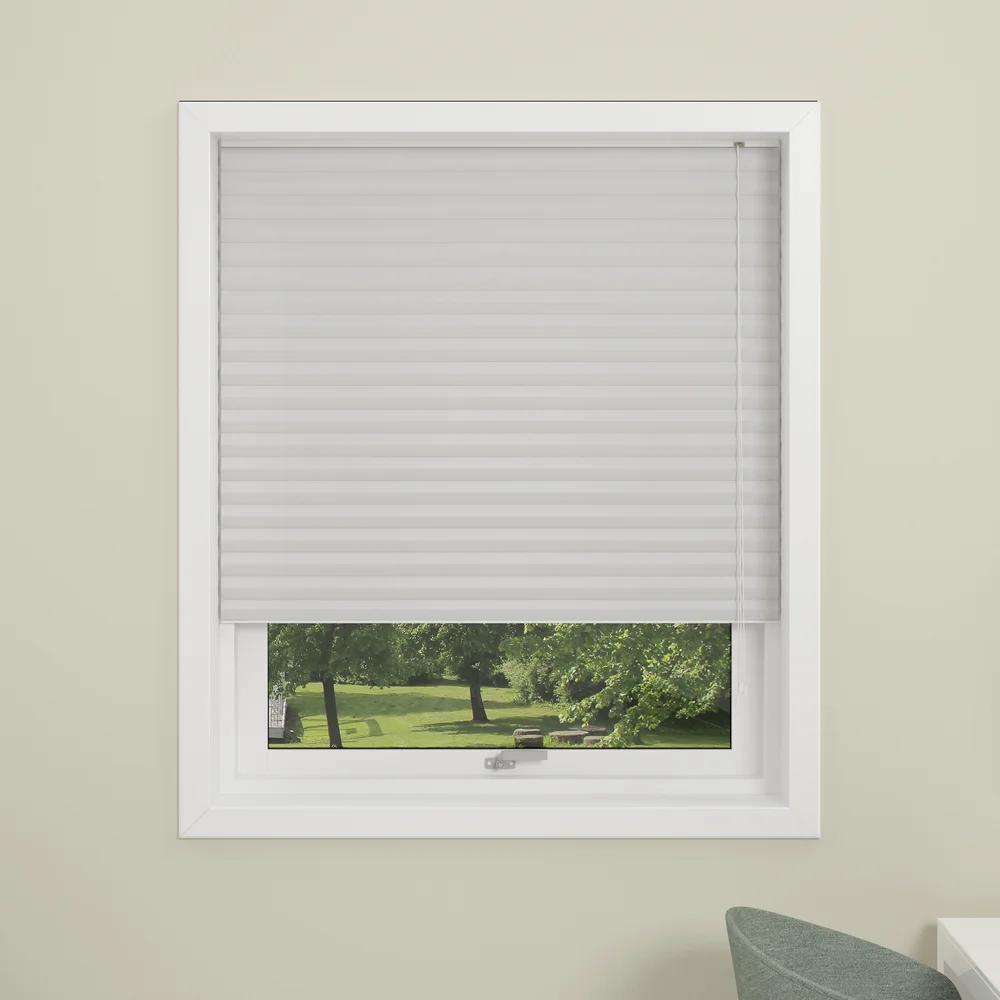 DEBEL PLISSÉGARDIN DUBAI LYSTETT HVIT 110X130 v:5320415