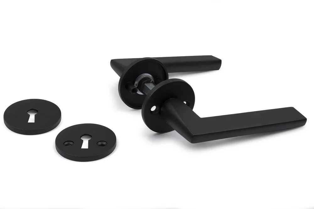 Dørhåndtak innvendig Denver sort – matt sort beslag i sink/zamak for 38-42 mm dører v:5287332