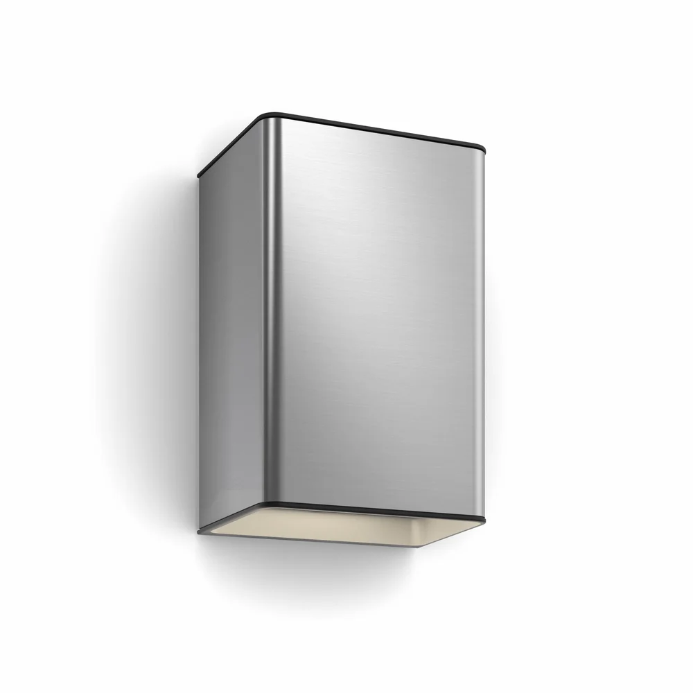 Philips Hue Vegglampe Resonate HUE, opp-/nedlys, utendørs, 2x8W, sølv v:2187602