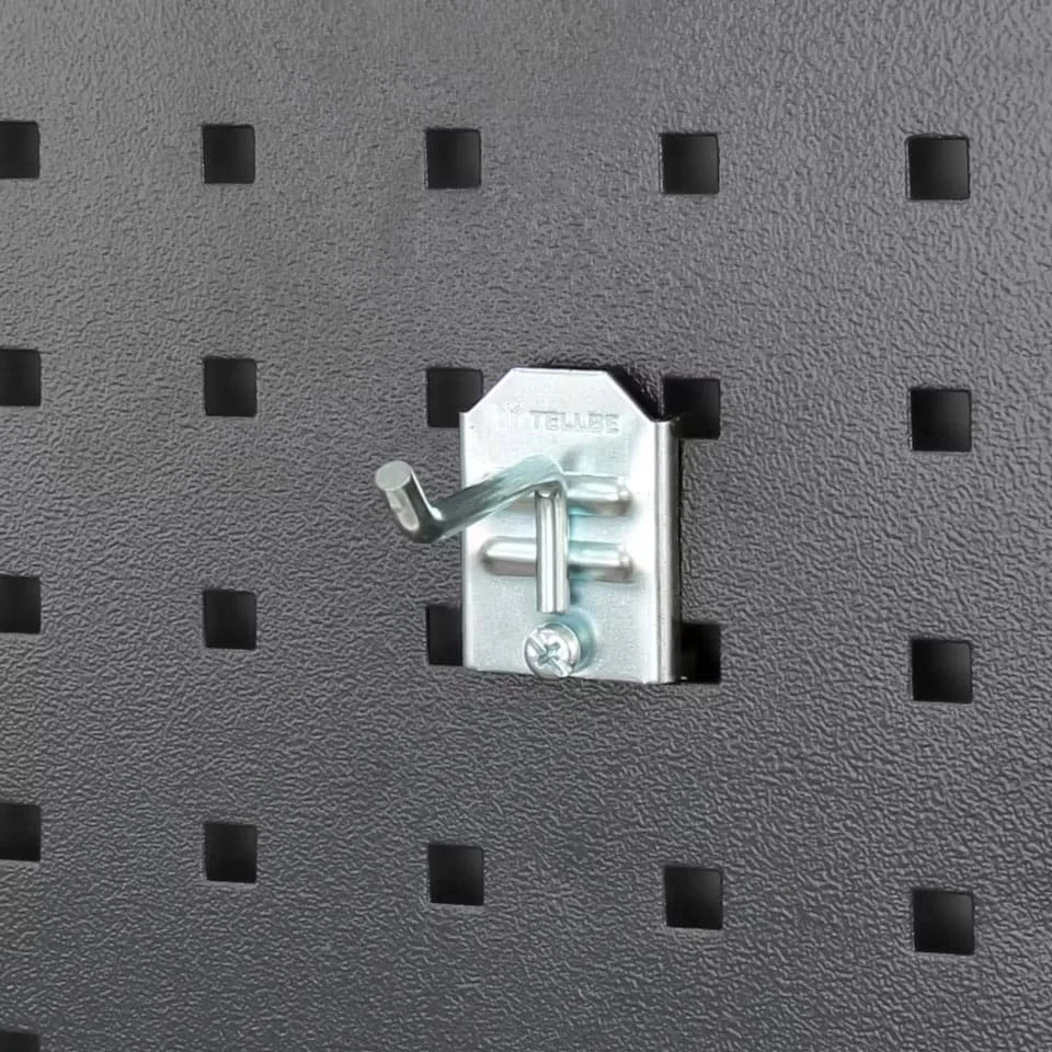 Tellbe Enkelkrok til verktavle, elfz, 5×65 mm, 4-pak. v:4063456