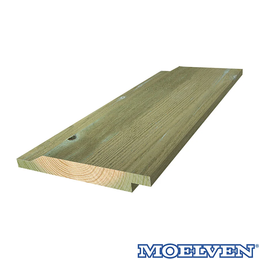 Dobbelfals furu CU-impregnert 19 x 173 mm 60° KL1 v:3970918