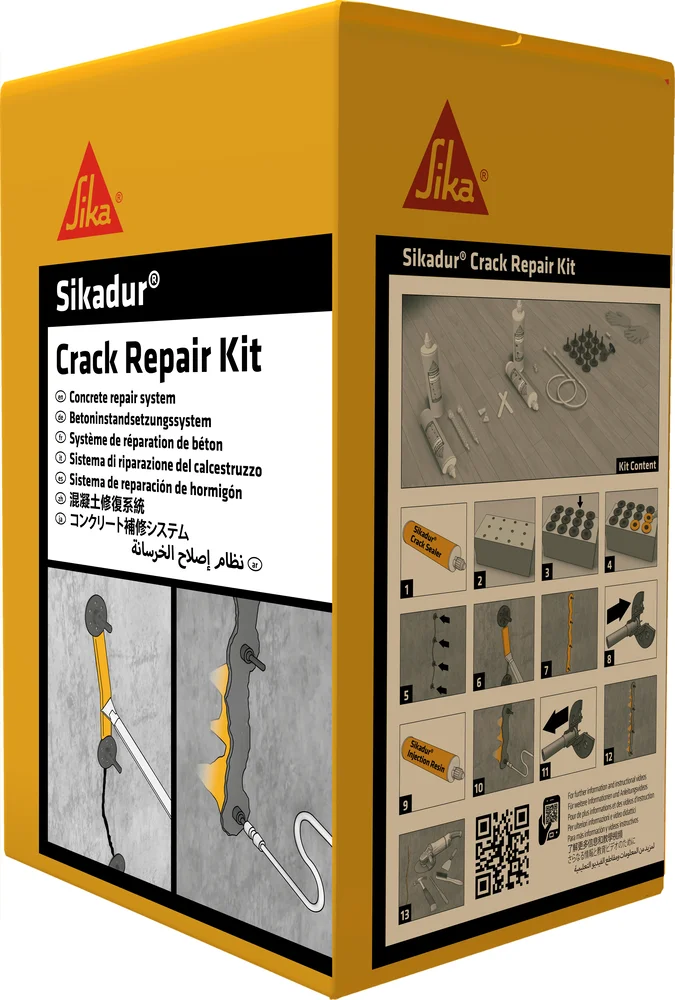 Reparasjonssett crack repair kit sikadur crack repair kit (ab) v:3510649