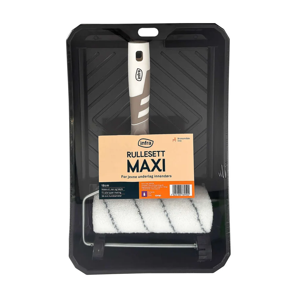 Infra Maxi 18 cm malerullesett v:7939590 Infra Maxi 18 cm malerullesett v:7939590