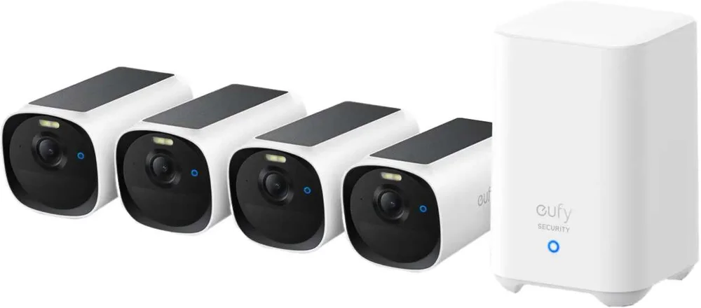 ufyCam E40 4-kamera sett med HomeBase 2 v:4650384 ufyCam E40 4-kamera sett med HomeBase 2 v:4650384