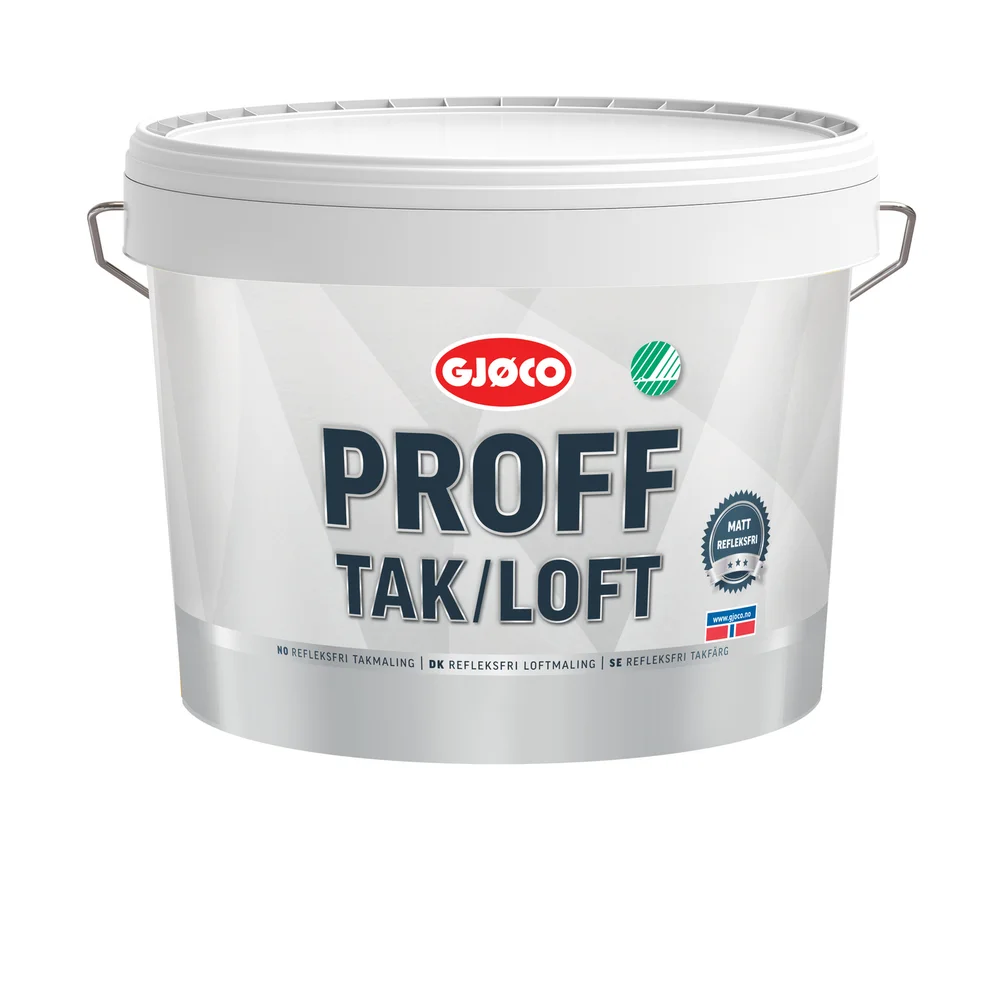 PROFF TAK/LOFT HVIT 9L MALING v:1359761
