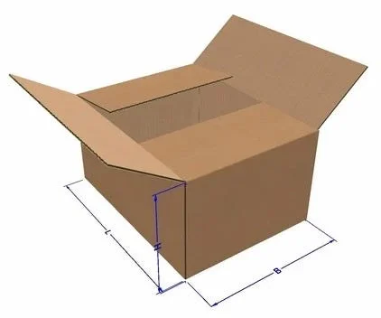 MASKE PAPPKASSE STD 2 39X19X20CM v:4716906
