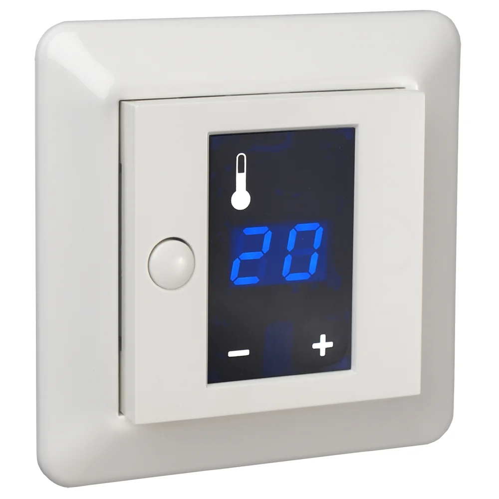 ELKO DISPLAY TERMOSTAT 3600W HVIT v:3963772