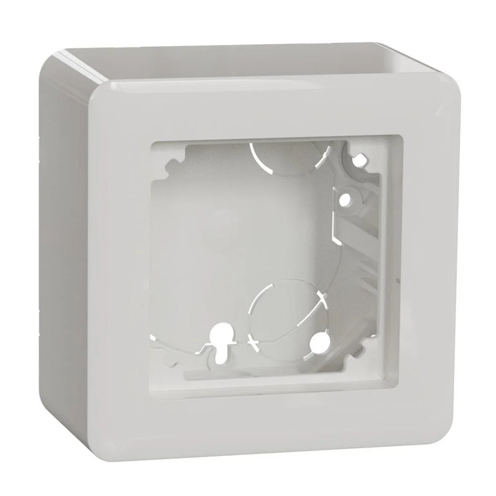 Schneider Electric Støpseldose, 1-fack, med integrert ramme v:7257594