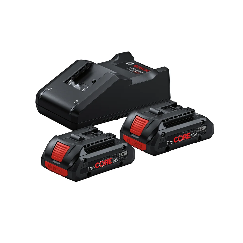 BOSCH STARTERSETT PC 18V 2X4AH GAL 18V-40 v:3488039 BOSCH STARTERSETT PC 18V 2X4AH GAL 18V-40 v:3488039