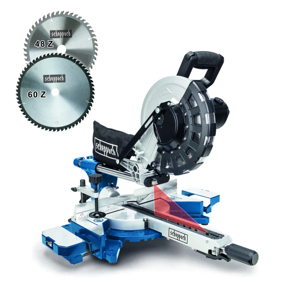 Scheppach HM254 2000W kapp- og gjærsag v:2940714