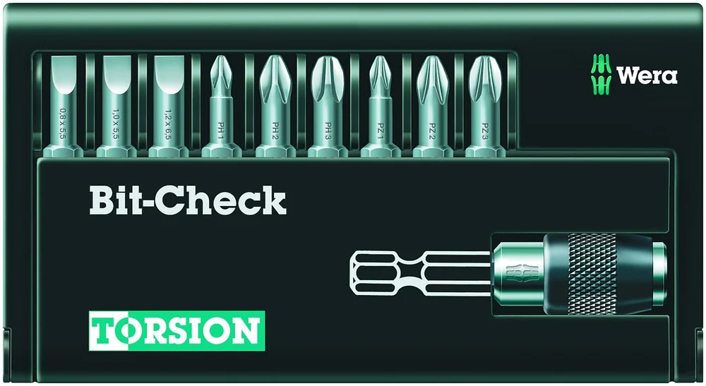 WERA BITS KASSETT 10 DELER v:8722724