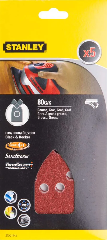 Stanley STA31442 multislipepapir 5-pk v:7091596