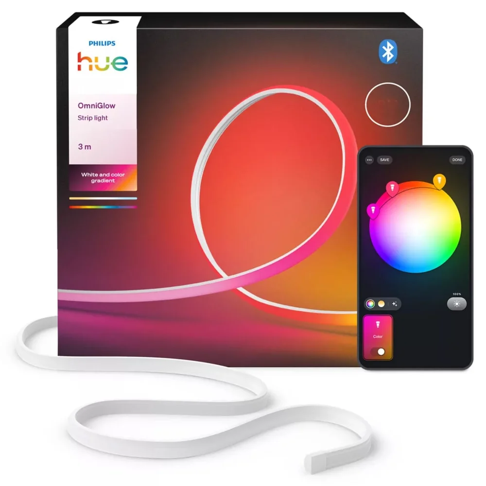 Philips Hue LED-ljusslynge omniglow HUE, 60W, 5 m v:9404628