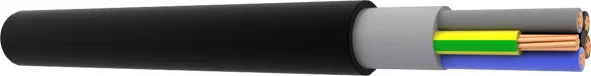 Jordkabel N1XV-U svart 10 m v:6296346