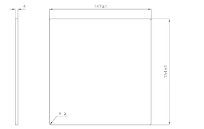 GLASS KERAMISK F602/118 4X147X154 v:5983640
