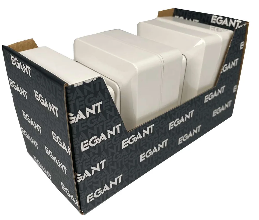Egant bryter 1-pol påvegg 5 pk v:9824496