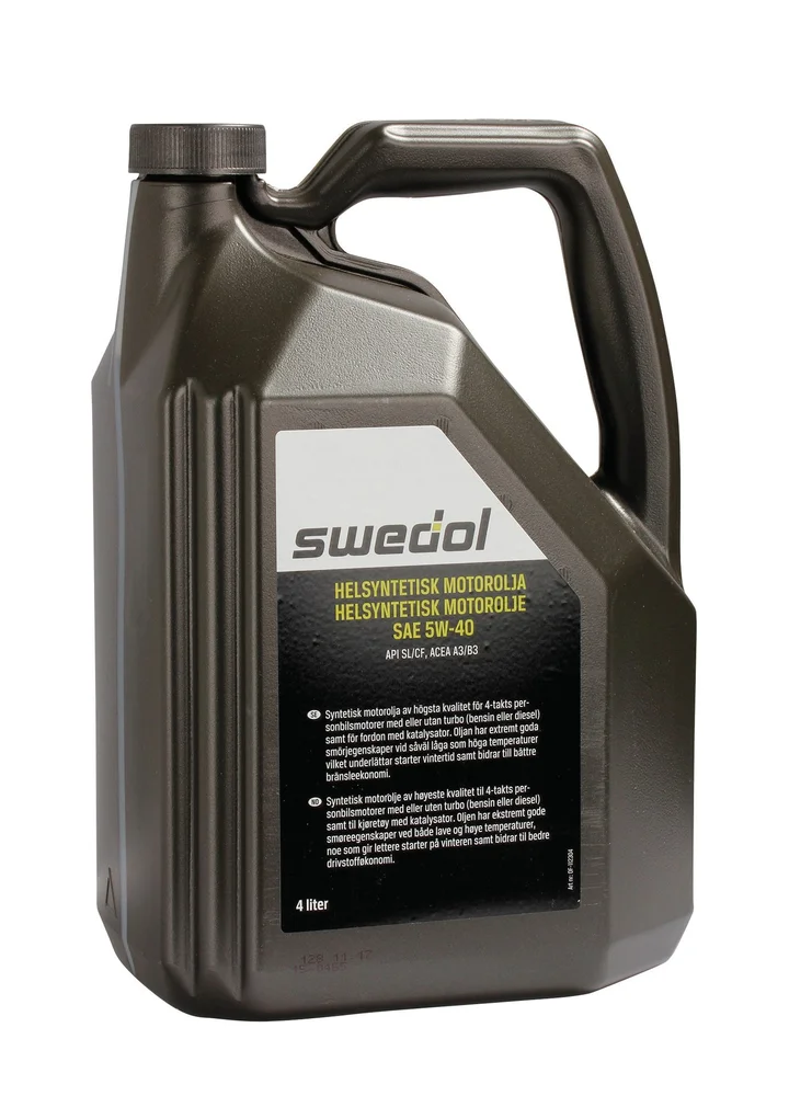 SWEDOL # SWEDOL HELSYNTET 5W-40 4L v:2983436