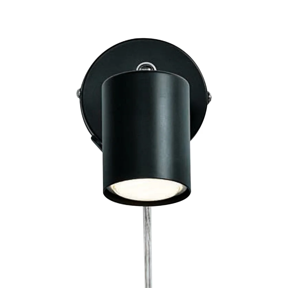 SPOT EXPLORE VEGGLAMPE SORT v:6006694