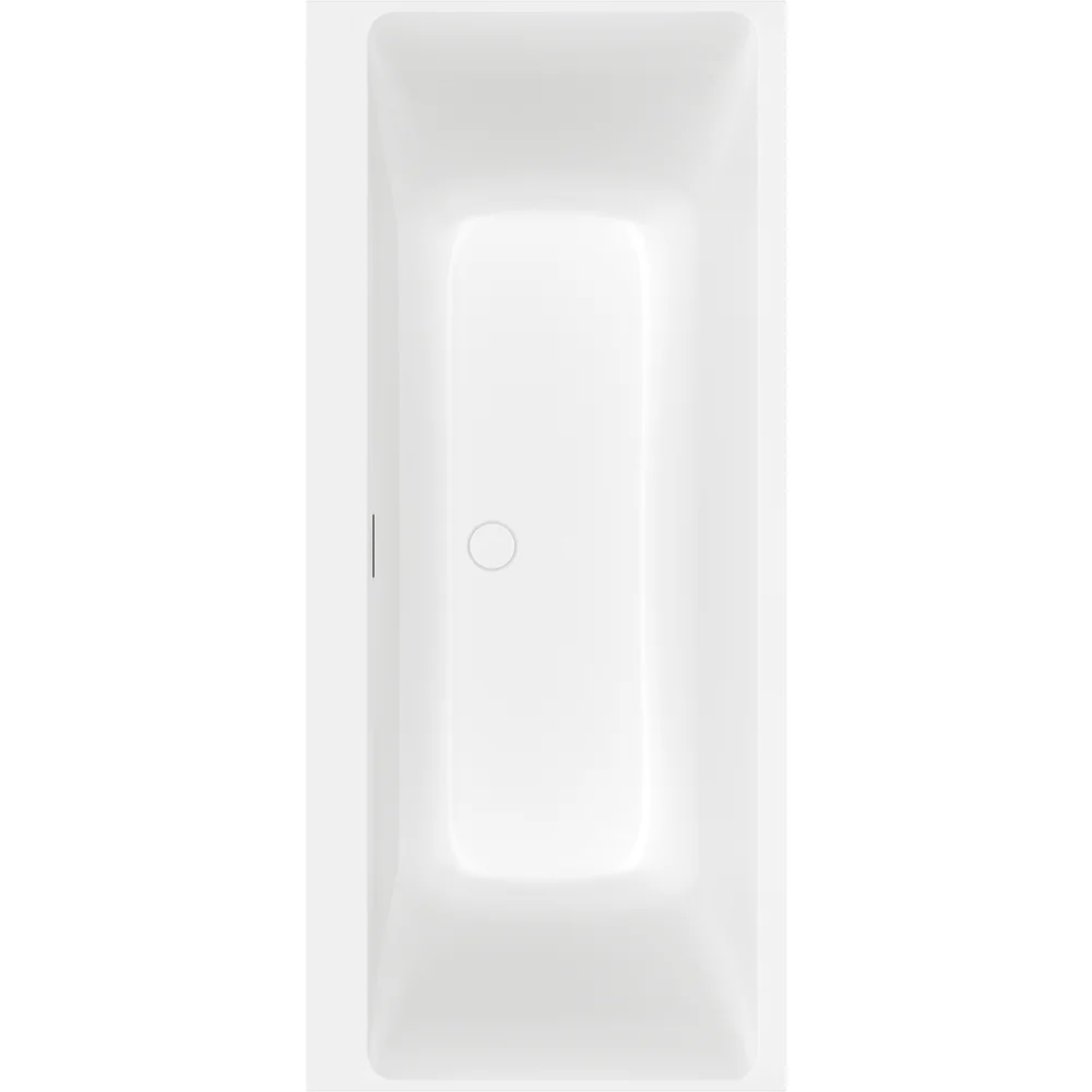 V&B SUBWAY 3.0 BADEKAR 170X75 FOR INNBYGGING STONE WHITE M/SILENTFLOW VANNPÅFYLLING v:5896764