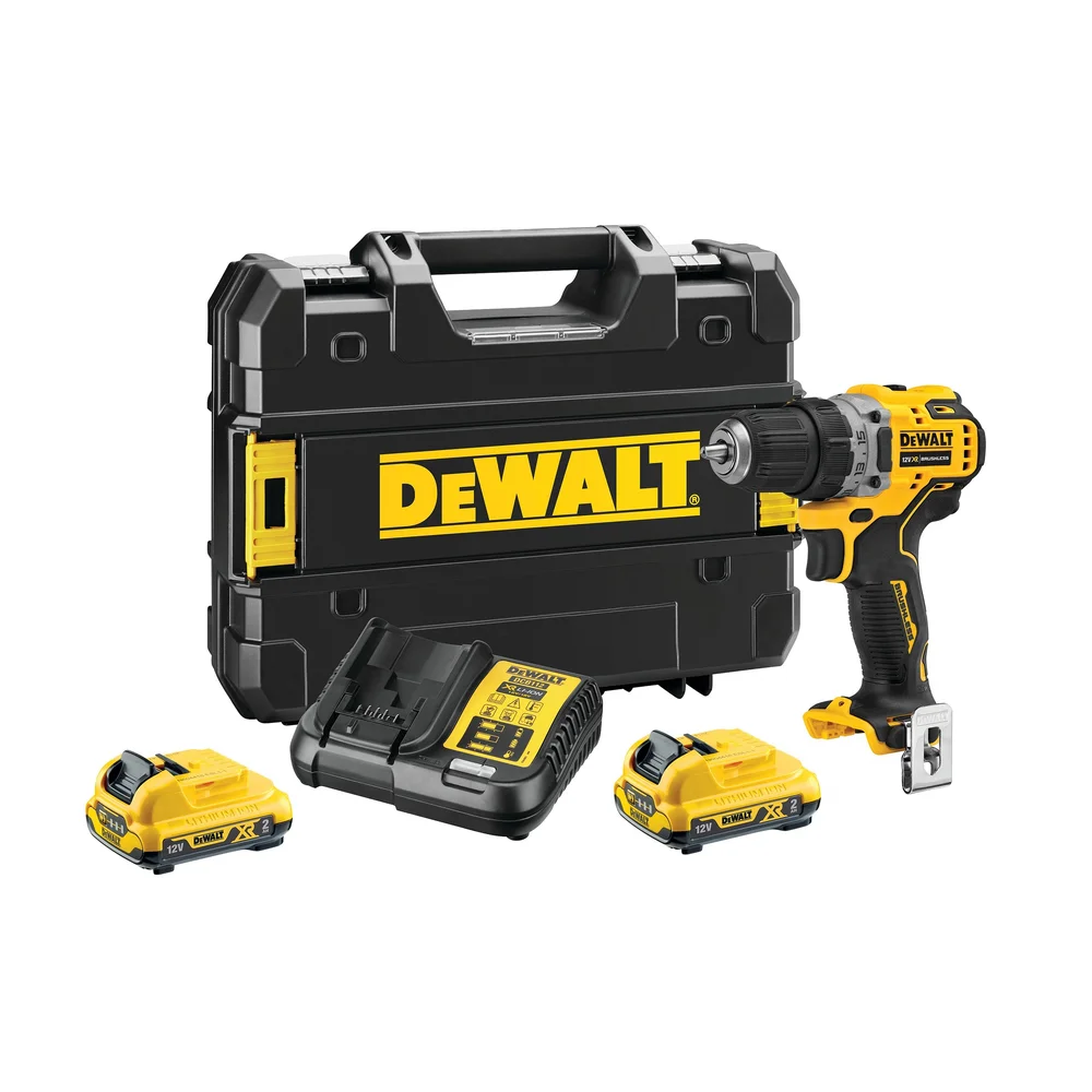 Dewalt Bormaskin 12V, DCD701D2-QW, med batteri & lader v:2090622