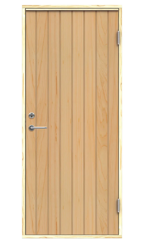 Boddør 458 90×210 cm venstrehengslet ubehandlet v:5579248