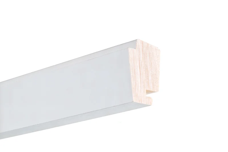 Taklist furu 2 skygger hvit bomull S0502-Y 21x45x4400 mm v:5505534