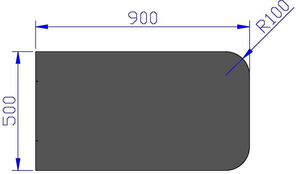 Gulvplate sort lakk 500×900 – Jøtul v:8211425
