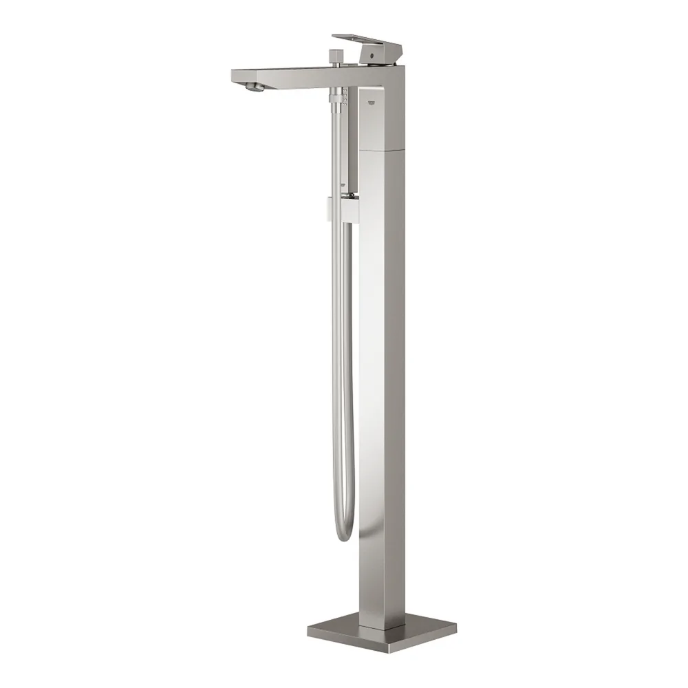 GROHE EUROCUBE FRITTSTÅENDE BADEKARARMATUR SUPERSTEEL v:3888117