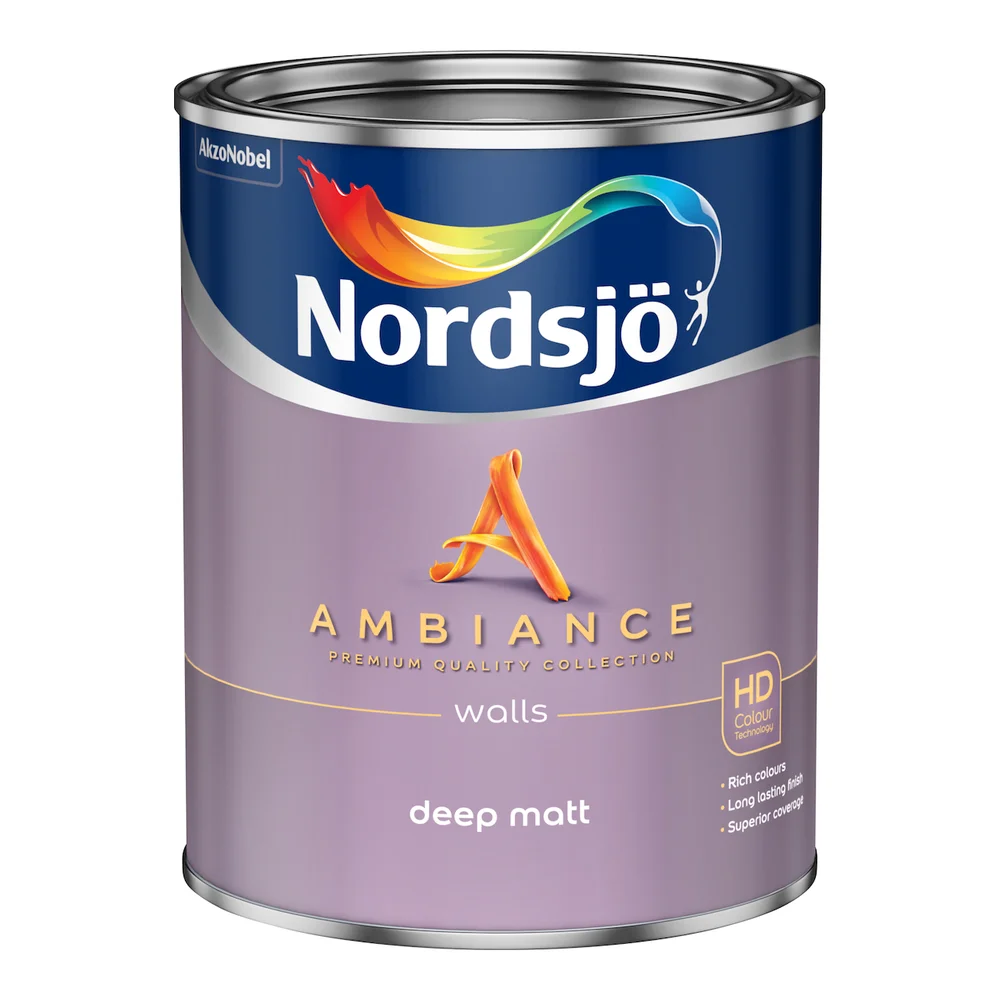 NORDSJØ AMBIANCE DEEP MATT VEGGMALING BC 0,93L v:7938992 NORDSJØ AMBIANCE DEEP MATT VEGGMALING BC 0,93L v:7938992
