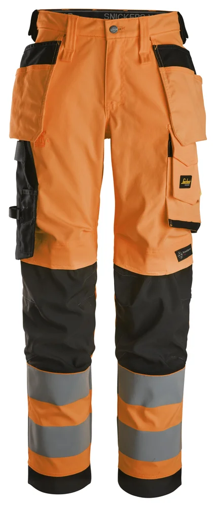 Bukse 6743 kl 2 dame highvis oransje str 92 v:6639956