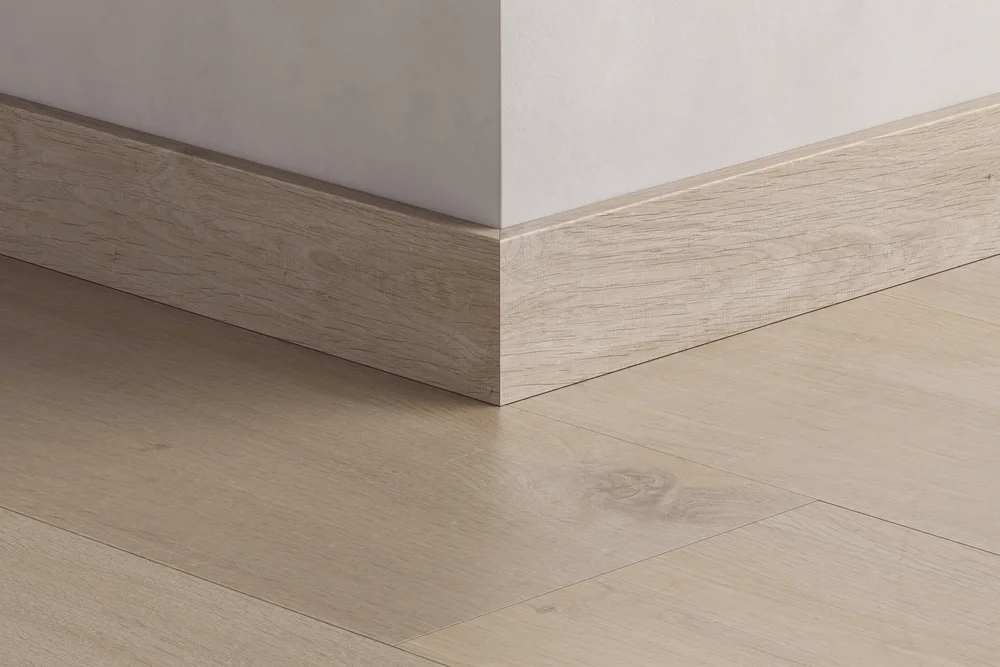 Sokkellist laminat 12x58 mm Mature White Oak dekor 04748 v:7303830