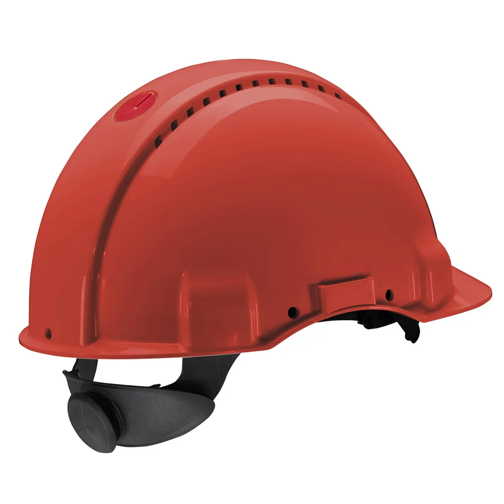 3M Beskyttelseshjelm Uvicator, rattjustering, ventilert, rød, G3000NUV-RD v:2998866 3M Beskyttelseshjelm Uvicator, rattjustering, ventilert, rød, G3000NUV-RD v:2998866
