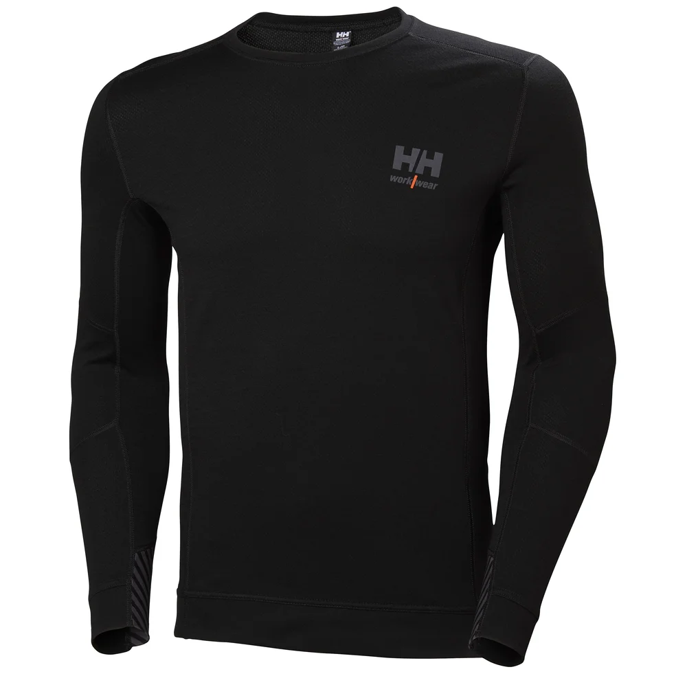 Helly Hansen Workwear Undershirt Lifa merino med rund hals, svart v:5260972