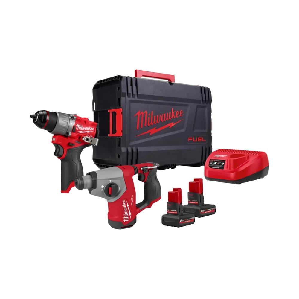 Milwaukee Kombikit, M12, FPP2BG2-502X, 2X5AH v:3523263