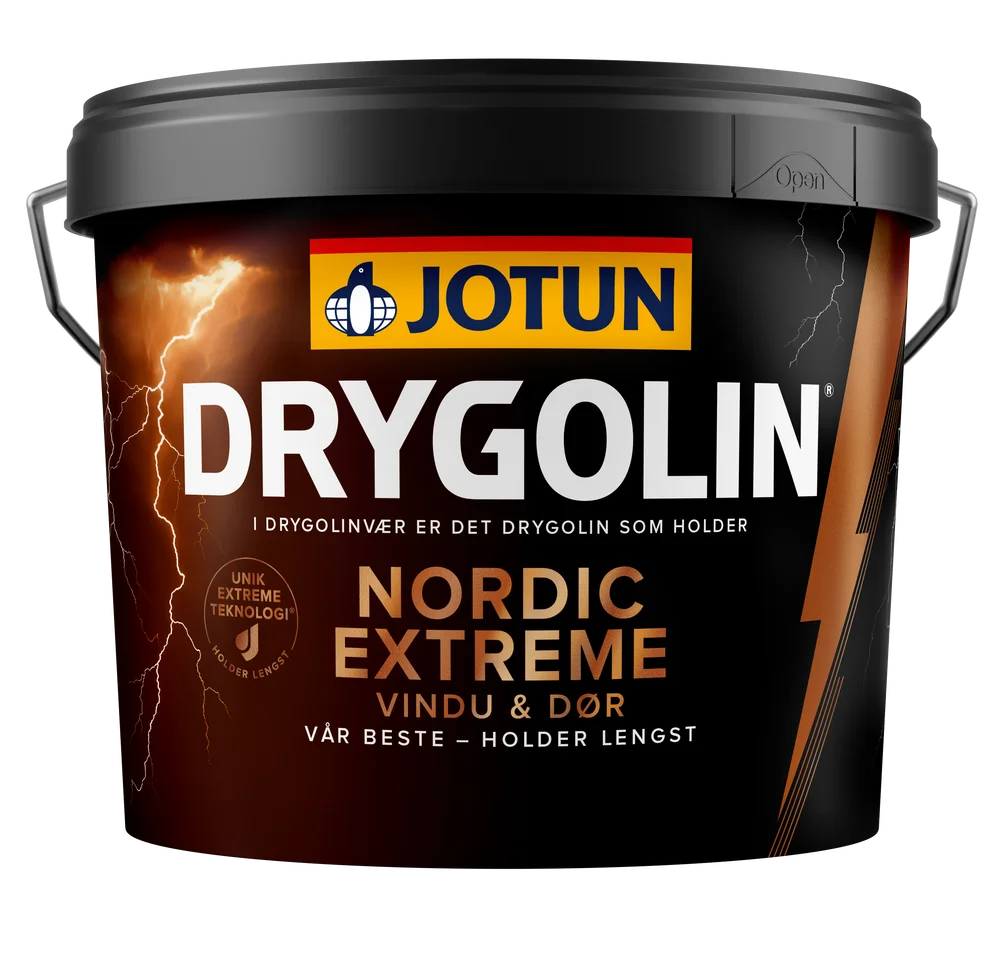 Maling Nordic Extreme vindu & dør hvit base 2,7 liter v:3665839