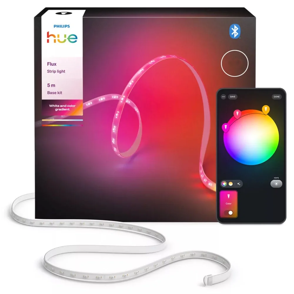 Philips Hue LED-ljusslynge Flux HUE, 20W, innendørs, 4 m v:8264320