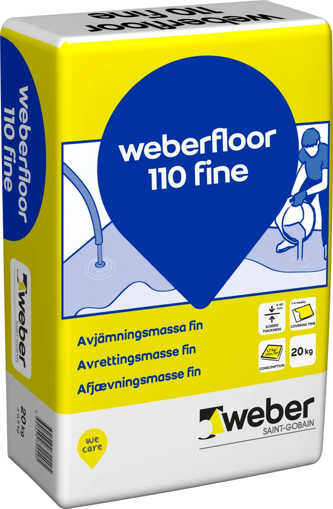 AVRETTINGSMASSE FLOOR 110 FINE 20KG v:8643414
