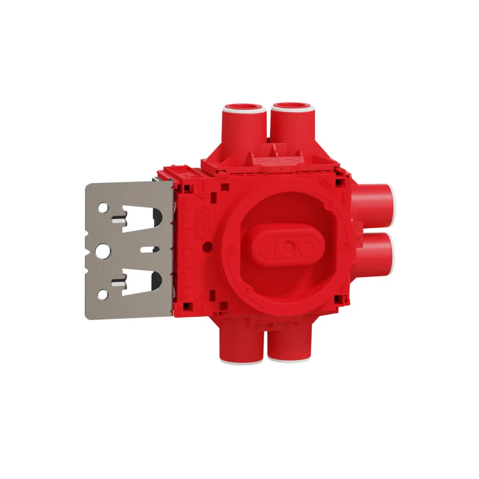 ELKO VEGGBOKS FLEXI+ LAV RING 6-LØP M/STENDERFESTE v:4101568