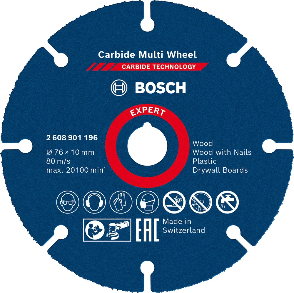 BOSCH KAPPESKIVE MULTIW 76X10MM HM v:4902521 BOSCH KAPPESKIVE MULTIW 76X10MM HM v:4902521