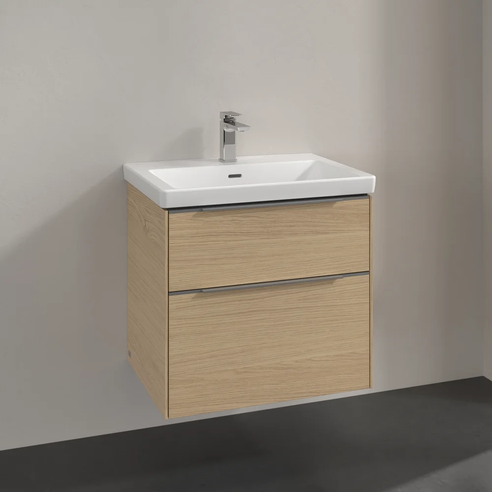 V&B SUBWAY 3.0 SERVANTSKAP 62X57 NORDIC OAK HÅNDTAK I KROM v:8753456