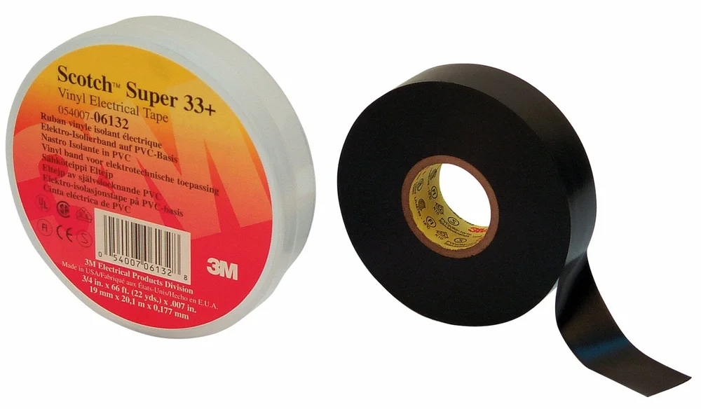 3M SUPER 33 ELEKTRO TAPE 19MMX20M SORT v:7824689 3M SUPER 33 ELEKTRO TAPE 19MMX20M SORT v:7824689