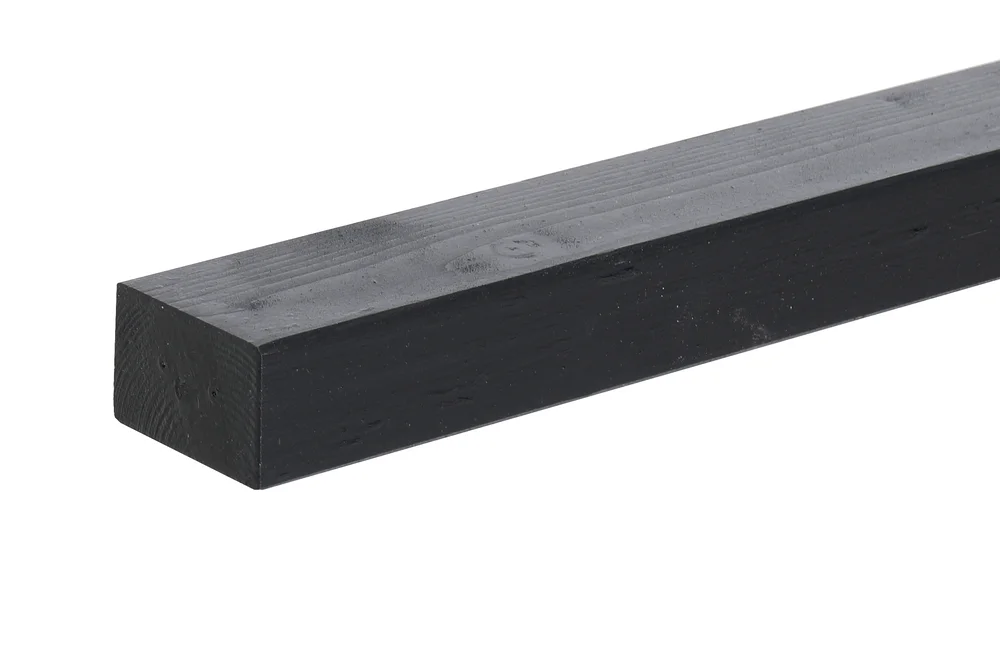 Stolpe 43x70x1650 mm sort v:6160094