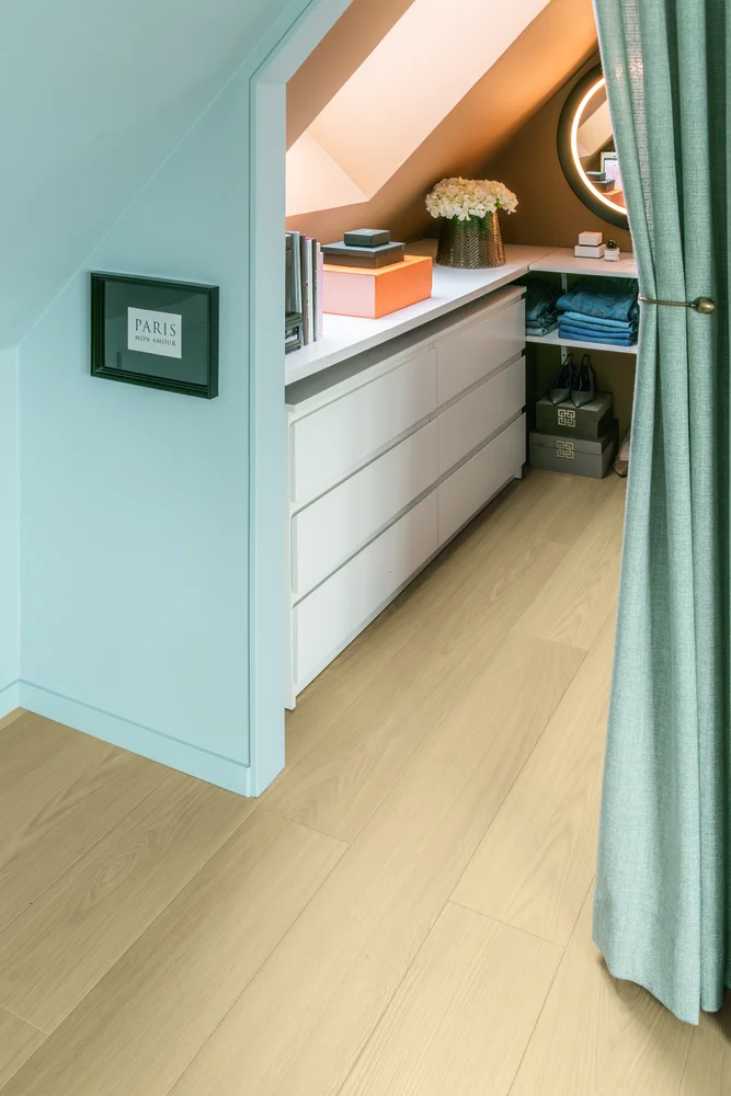 Laminatgulv Lillehammer select beige oak v:6420847