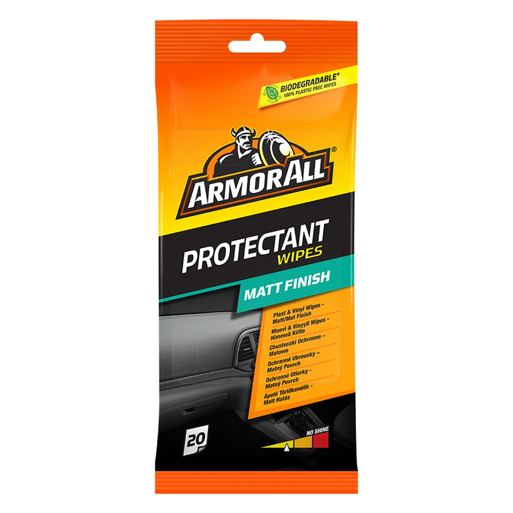 ARMOR ALL PROTECTIVE WIPES MATT FINISH, FLATPK. 20 STK. v:2821043 ARMOR ALL PROTECTIVE WIPES MATT FINISH, FLATPK. 20 STK. v:2821043