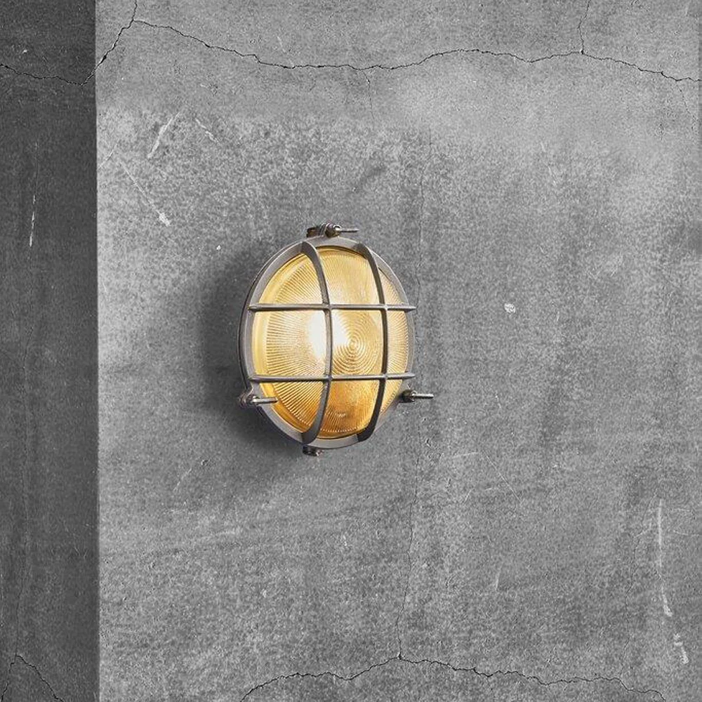 NORDLUX POLPERRO VEGGLAMPE IP64 E27 NIKKEL v:9107099
