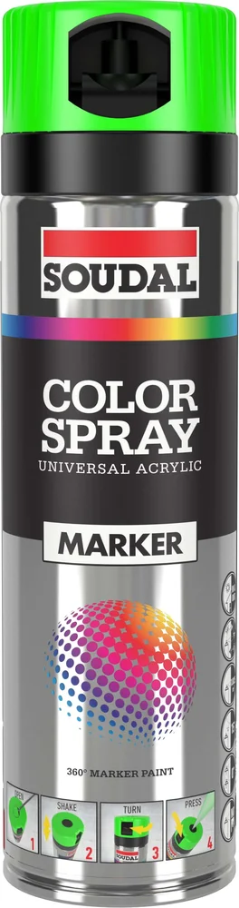 Merkespray Fluoriserende Grønn 500ml v:2219070 Merkespray Fluoriserende Grønn 500ml v:2219070