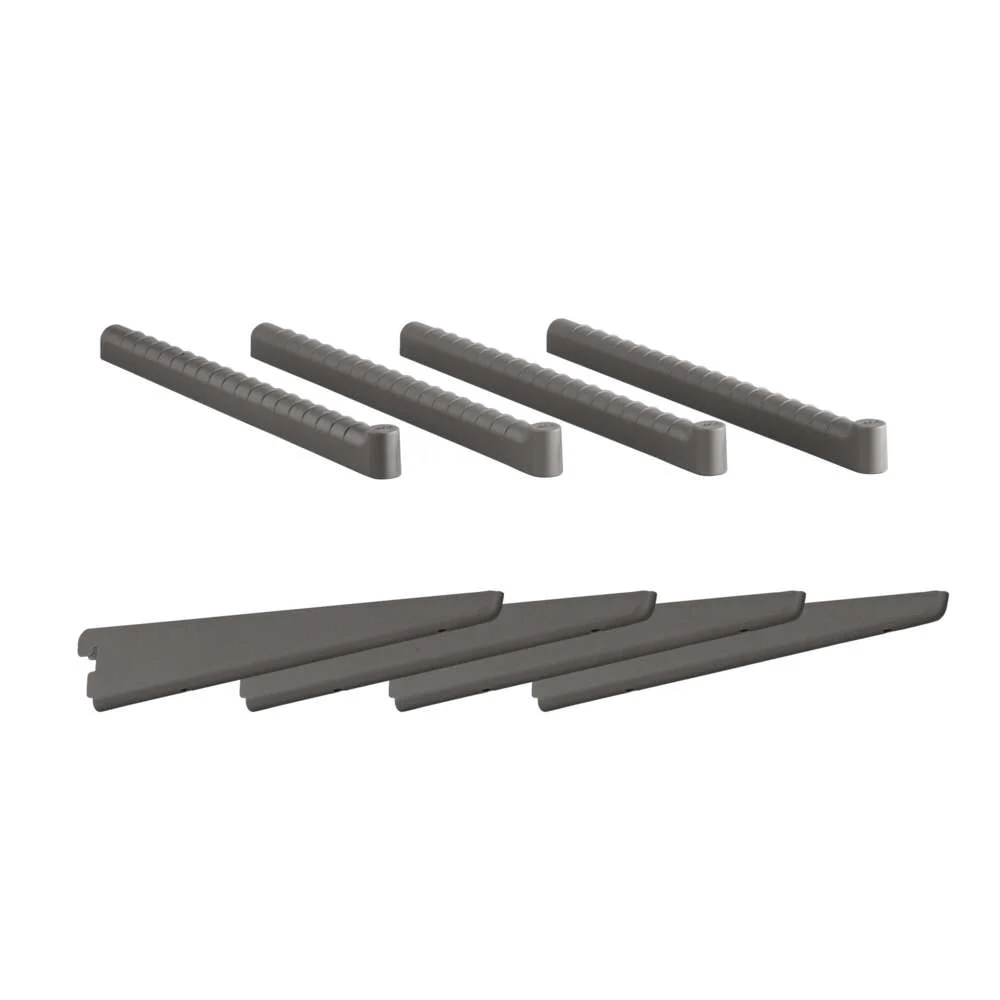 Elfa Garage+ graphite dekkoppbevaring 4-pk v:3955538