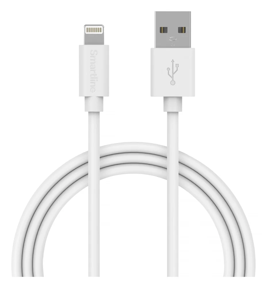 Smartline Ladekabel, Lightning USB-A, 1 meter v:3722948