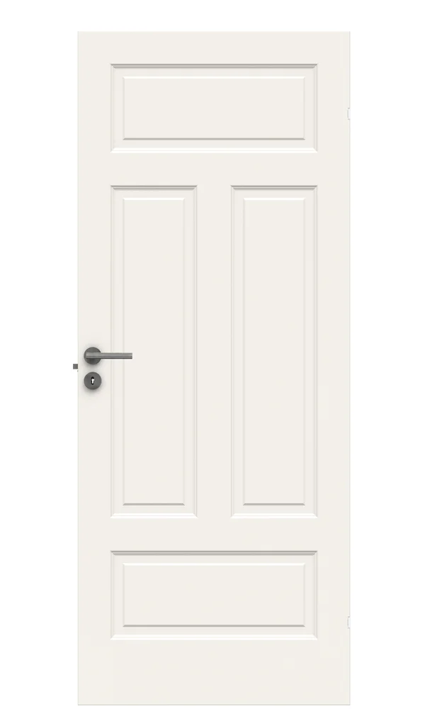 Dør style 04n 10x20 hvit malt lett formpresset v:7079823